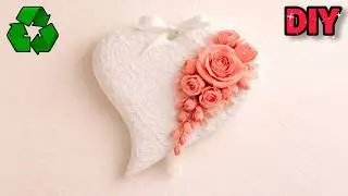 Valentine Surprise 😍You Won&rsquo;t Believe This Heart Made from Cardboard/ Diy Decor