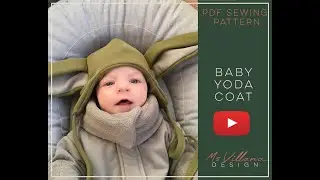 BABY YODA COAT  COSPLAY TUTORIAL, GROGU OUTFIT for babies