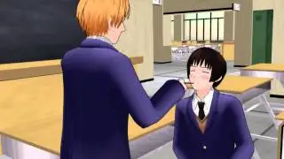 Pocky kiss - Iggypan [MMD]