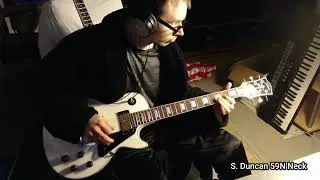 Dimarzio 59 PAF Neck vs Duncan 59N Neck (Clean)