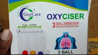 3 BALL LUNG EXERCISE || क्या फायदे हैं RESPIRATORY EXERCISER MACHINE फेफड़ों की एक्सरसाइज के लिए