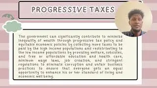 GROUP 9 : GOVERNMENT REDUCE WEALTH INEQUALITY  (Assignment  3)
