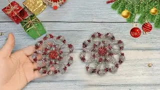 DIY Christmas Beauty Craft with Chenille Wire | Creative Holiday Decorations & Festive Crafts 🎄✨