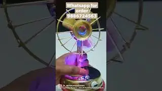 Real Brass fan for kids. DM for price and order
