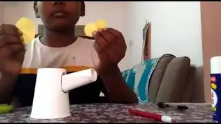 Paper cup helicopter|Gowtham asm|brain home activity.