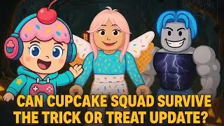 Can Cupcake Squad Survive the Trick or Treat Forest?! 🎃 | 99 Nights in the Forest #roblox #gaming 