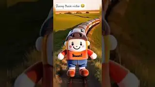 Train Ban Gayi Teddy Bear! | Funny Animation Short | #FunnyTrain #Teddybear #teddy #funny #shorts