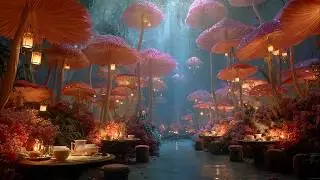 Magical Forest Music ✨ Giant Mushroom Tea Party | Relaxing Fantasy Music for Reading & Focus 🍄