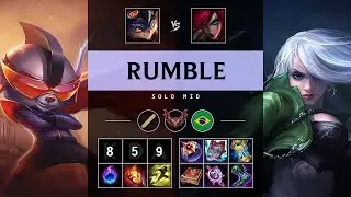 Rumble Mid vs Katarina - BR Grandmaster Patch 25.14