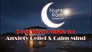 Night Rain Indian Lofi 🌙 | Deep Sleep Music for Anxiety Relief & Calm Mind (No Thunder)