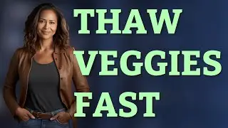 How Can You Quickly Thaw Frozen Vegetables Without Them Getting Mushy?
