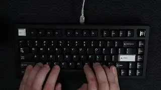 ⌨ Typing test ⌨ JRIS75 custom keyboard - Vertex V1 switches