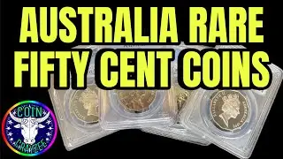 RARE! Australian Fifty Cent Coins