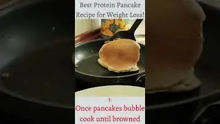 Best Protein Pancakes recipe for Weight Loss | USA pancake recipe #Shorts