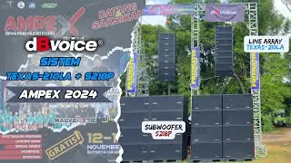 DEMO Produk dBvoice Sistem TEXAS-210LA dan S218P AMPEX Cibubur 20204