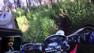 Bogans @Otways- Sexual feeling log crossing- Husqvarna WR250