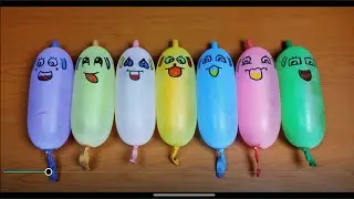 Making Slime with Funny Balloons - Satisfying Slime video #7