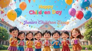 🌟 Children&rsquo;s Day | 10 Lines Easy Essay for Kids | Simple English for 4&ndash;6 Years