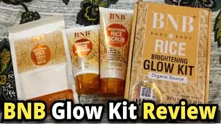 BNB Rice Brightening Glow Kit Honest Review | BNB Rice Glow Kit Price | Korean Glass Skin