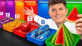 I Ate Rare Food In EVERY Color