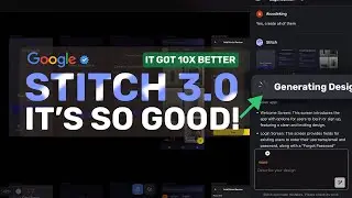 Stitch 3.0 (новые обновления): Google просто ОБНОВИЛСЯ с новыми ОБНОВЛЕНИЯМИ конструктора пользов...