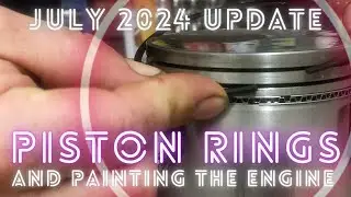 Jaguar XJS V12 Facelift pistons and a bit of painting
