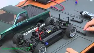 Mounting optional bodies on the V100-C Touring Car Chassis