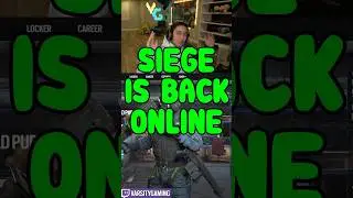 SIEGE IS BACK ONLINE (SIEGE SCHOOL) #shorts