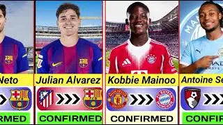 All Top 25 Confirmed Transfers Winter Football News 2025 😍 | Ft. Julian Alvarez, Antoine Semenyo