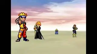 Super Smash Flash 2 v0.8b: Наруто против Ичиго против Черного Мага против Капитана Сокола