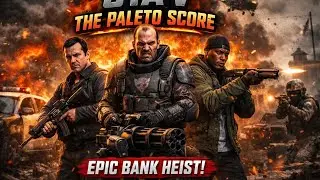 Paleto Score Mission 💰 GTA V | Trevor Michael, Franklin vs Army Dangerous Heist 🔥 Full Gameplay |