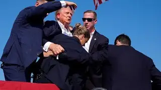 Watch Live: Donald Trump whisked off stage in Pennsylvania after apparent gunshots rang