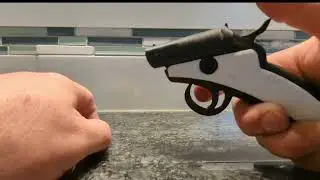 3D Printed Double Barrel Pistol Shotgun