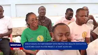 IDECO-GHANA IN PARTNERSHIP WITH PROTECTOL HEALTH INITIATIVE LAUNCHES CLEAN WATER PROJECT.