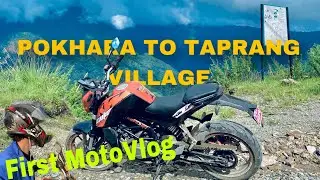 My First Motovlog | Pokhara To Sikles #nepal #duke200 #fyp