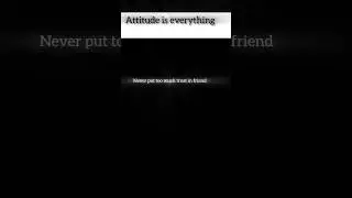 Never trust your friend blindly/ 48 laws of power #inspiration