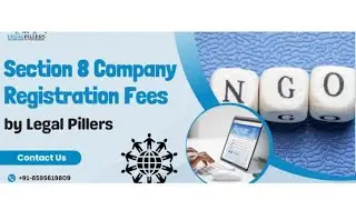 Section 8 Company Registration Fees by Legal Pillers