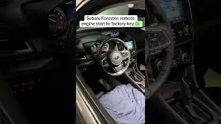 Subaru Forester 2020: remote engine start to factory key done #subaru #forester #remotestart