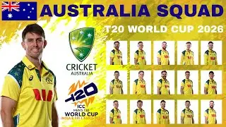 ICC T20 World Cup 2026 Australia Squad | Australia ICC T20 World Cup 2026 Squad | T20 World Cup 2026