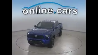 A60357HR Used 2024 Toyota Tacoma Blue Truck Test Drive, Review, For Sale