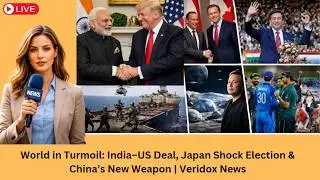 Top World Headlines Today: India&ndash;US Deal, Japan Election, AI War & China Weapon