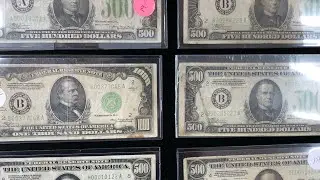 $1,000 & $500 Currency Notes for Sale.  So Cool to see!