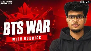 DAY 8 - BTS WAR 🔥 | RODRICK IS LIVE 💀 #madan #bgmilive #rodrickyt #botsquad #facecam
