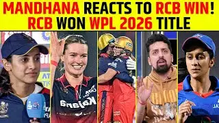 WPL 2026 FINAL KE BAAD MANDHANA KA REACTION VIRAL! 🔥 RCB CHAMPIONS 🏆#smritimandhana #rcbvsdc #wpl