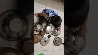 #Game For Kids #Music Fun With Kitchen Vessels #kids activities#music activity# music sound