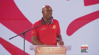 BIG RED RALLY | Dr  Keith Rowley - Political Leader of the PNM