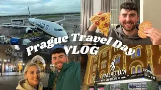 PRAGUE Travel Day Vlog | Palladium Shopping Mall | Golden Angel Suites | RyanAir