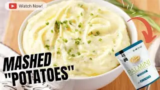 Keto Mashed Potatoes Recipe l PRODUCT REVIEW Using @palmini1505