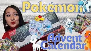 POKÉMON TCG ADVENT CALENDAR | Opening All Card Packs! Special Holiday Cards!