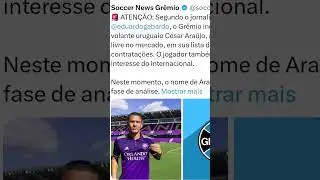 VOLANTE NO RADAR!! A DUPLA GRENAL EST&Aacute; INTERESSADA... #futebol #tricolor #gremio